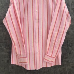 Pink Base Red Stripe Shirt