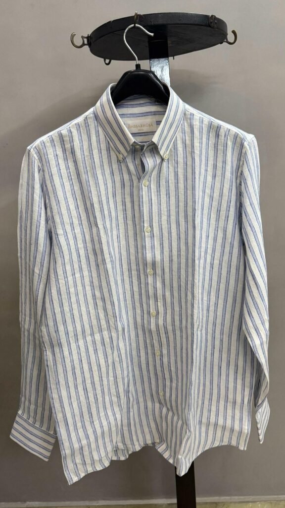 Rich Blue Stripe Shirt