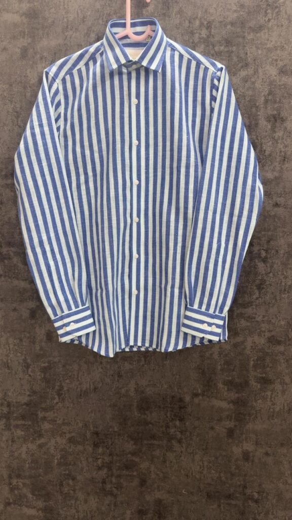 Soft Blue Stripe Shirt