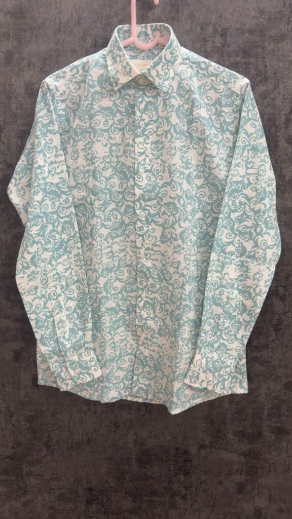 Mint Green Floral Shirt