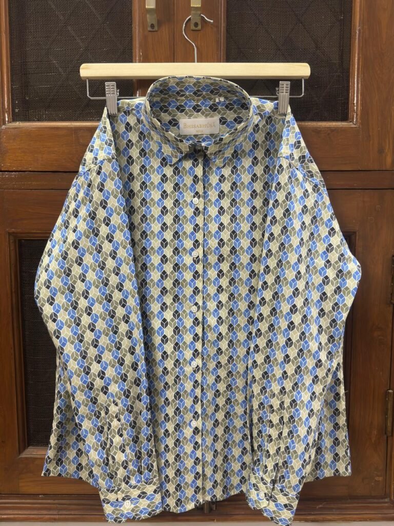 Cotton Poplin Shirting Colored Cube